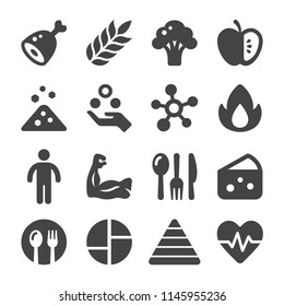 Nutrition Icon Set