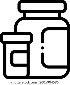 nutrition icon. Thin Linear Style Design Isolated On White Background