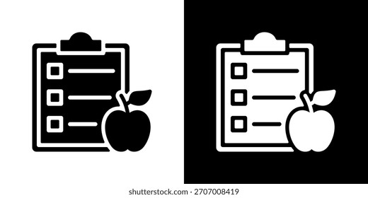 Icono de nutrición Ilustración vectorial. Diseño De Estilo Plano Creado Para Una Flexibilidad Creativa En Versiones Claras Y Oscuras.
