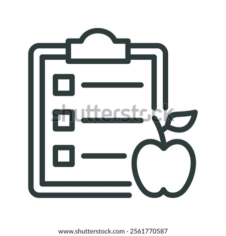 Nutrition icon vector illustration. Simple filled style