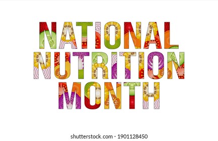 833 National nutrition week Images, Stock Photos & Vectors | Shutterstock