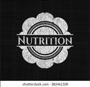 Nutrition On Chalkboard