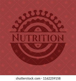 Nutrition red emblem