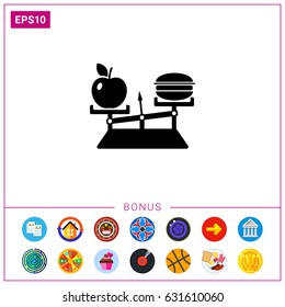 Nutrition simple icon