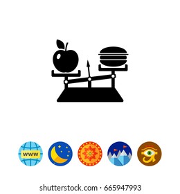 Nutrition simple icon