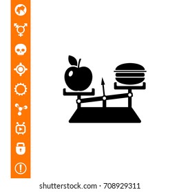 Nutrition simple icon