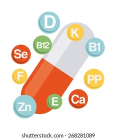 nutrition supplements design, vector illustration eps10 graphic 