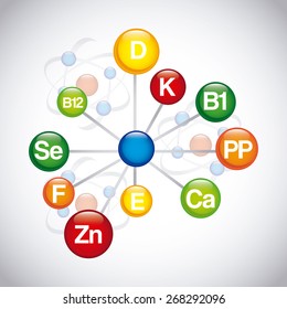 nutrition supplements design, vector illustration eps10 graphic 