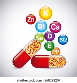 nutrition supplements design, vector illustration eps10 graphic 