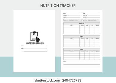 Nutrition Tracker Kdp Interior Design