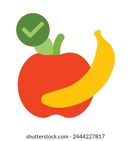 Nutrition Vector Flat Icon Design