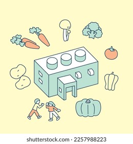 Nutrition of vegetables, fruits and mushrooms.