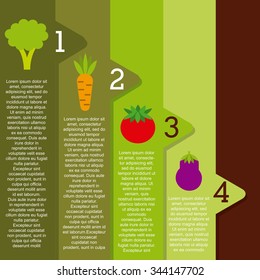 nutritional food design, vector illustration eps10 graphic 