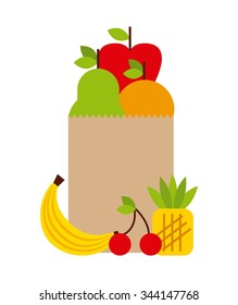 nutritional food design, vector illustration eps10 graphic 