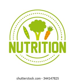 nutritional food design, vector illustration eps10 graphic 