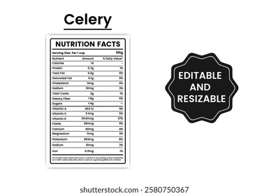 nutritional value of celery,celery nutrition facts,celery dietary information,celery nutrition info