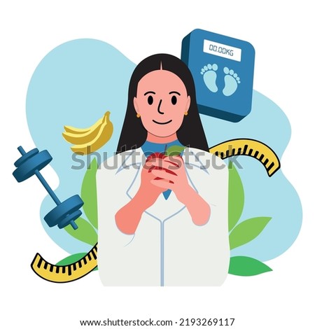 Nutritionist Make Diet plan, Checklist. Doctor Planning Diet with Fruit and Vegetable. Nutrition for Weight Loss, Calorie Control, Individual Dietary. Health Lifestyle, Fitness, Sport, Training.