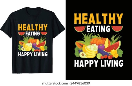 Nutritionist t shirt design, Healthy Eating t shirt, Nutrition t shirt, Nutritionist poster design, vector
