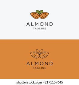Designvorlage für Nuts-Mandellogo