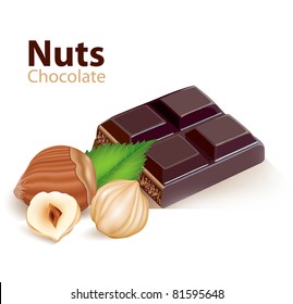 Nuts and chocolate