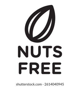 nuts free icon line art vector