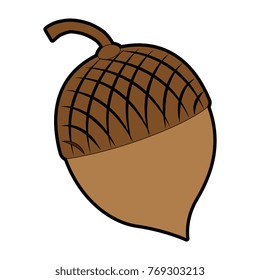nuts fruits isolated icon