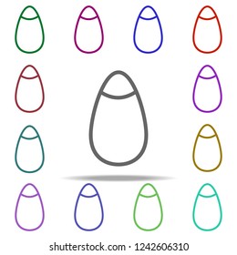 nuts icon. Elements of autumn in multi color style icons. Simple icon for websites, web design, mobile app, info graphics