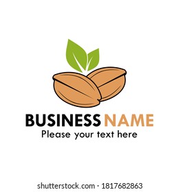Nuts icon logo design template illustration
