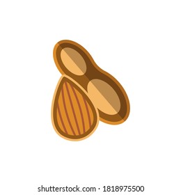 Icono de nueces. Elemento simple de la colección de alergias. Icono de nueces creativas para diseño web, plantillas, infografías y más