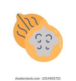 Nuts icon in vector. Illustration