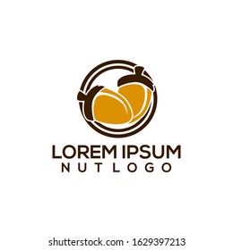 Nuts Logo Design Vector Template