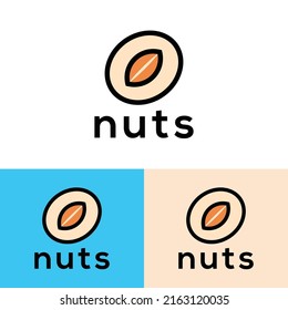 Nuts Logo Design Vector Template