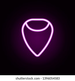 nuts neon icon. Elements of autumn set. Simple icon for websites, web design, mobile app, info graphics
