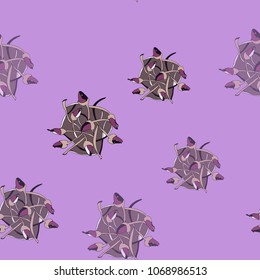 nuts on a light purple background, suitable for gifts to young children and gentle women