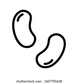 Nuts with outline icon vector illustration logo template for many purpose
