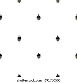 nuts pattern seamless pattern white background vector illustration 