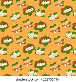 Nuts Seamless pattern