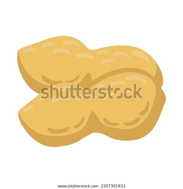 Nuts Sign Emoji Icon Illustration Peanuts Stock Vector Royalty Free