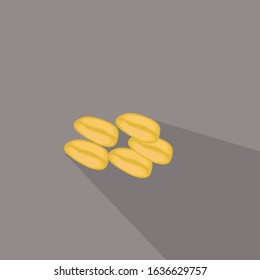 Nuts simple Illustration Cilp Art vector