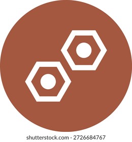 Ilustración de diseño de ícono de Vector de nueces