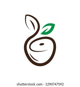 nuts vector logo design