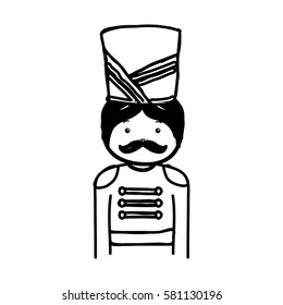 nutscraker soldier isolated icon
