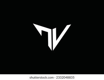 NV Creative and Minimalist Logo Design 