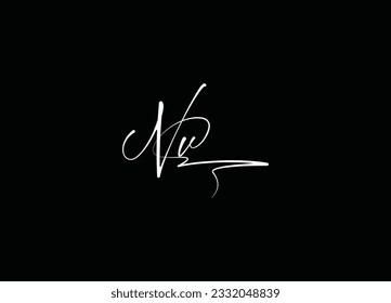 NV Creative and Minimalist Logo Design 