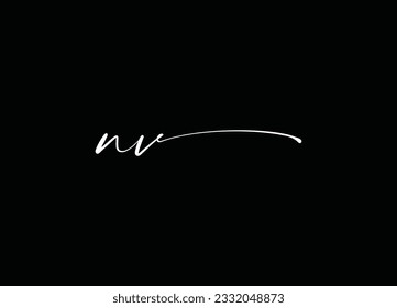 NV Creative and Minimalist Logo Design 