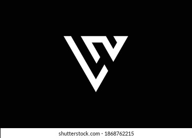 NV letter logo design on luxury background. VN monogram initials letter logo concept. NV icon design. VN elegant and Professional white color letter icon design on black background. N V
