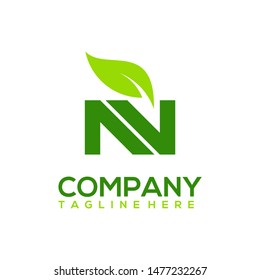 nv logo leaf healthy design