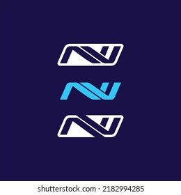 NV logo simple economic and geometric.