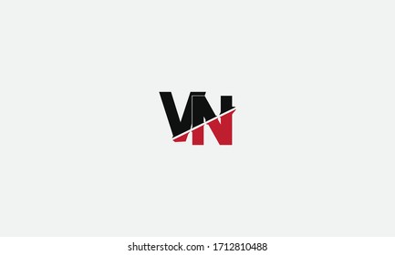 NV or VN letter logo. Unique attractive creative modern initial NV VN N V initial based letter icon logo