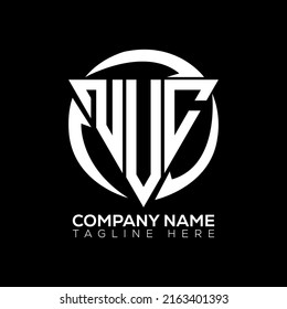 NVC initial modern logo design vector icon template